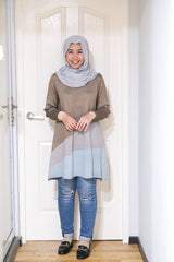 3-colour pleated tunic #3