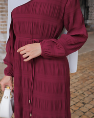 Thalia dress Redmaroon L