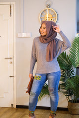 Bailey knitted batwing top