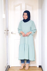 Leena tiered puff midi tunic/dress #2