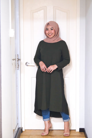 Isla back pleated long tunic #2