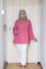 Elfina puff balloon sleeve top