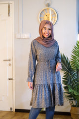 Elfira pleated tunic Black