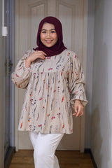 Emilia puff balloon sleeve top