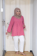 Elfina puff balloon sleeve top