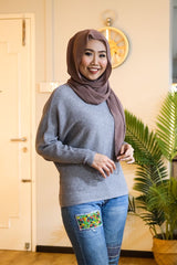 Bailey knitted batwing top