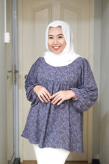 Dewi puff balloon sleeve top