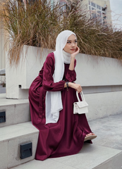 Inayah dress Redmaroon