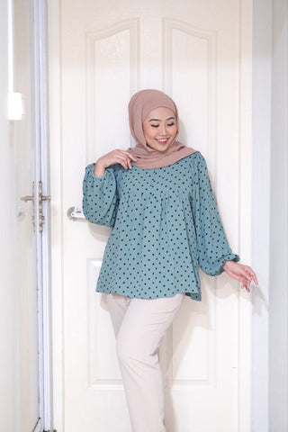 Ivy puff balloon sleeve top