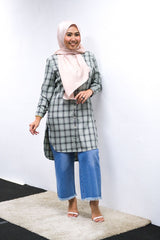 Talisha checkered tunic