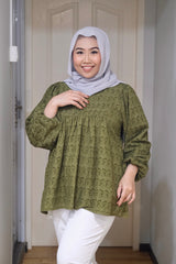 Scarlett eyelet puff balloon sleeve top v2