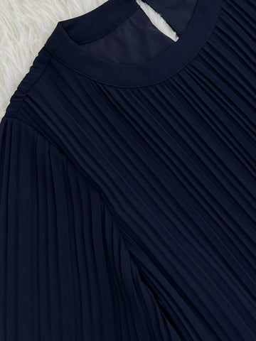 Dakota flair pleated dress Midnight Blue