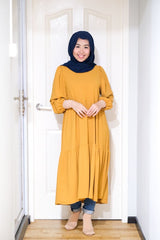 Leena tiered puff midi tunic #3