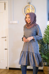 Elfira pleated tunic Black