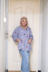 Zahra puff balloon sleeve top