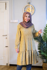 Elfira pleated tunic Black