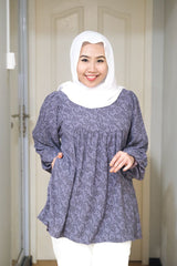 Dewi puff balloon sleeve top