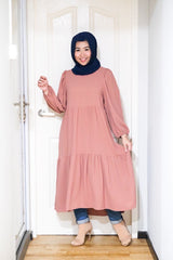 Leena tiered puff midi tunic #3