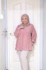 Elysha eyelet puff balloon sleeve top #3