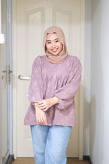 Naila puff balloon sleeve top