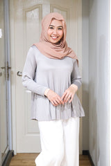 Babydoll pleated top