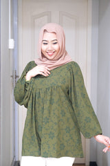 Melati puff balloon sleeve top