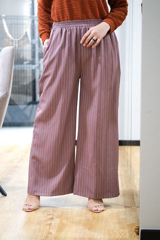 Kyra softlinen stripes palazzo pants