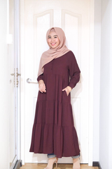 Lisa oversized midi tunic/dress v2 #4 Dustypink L