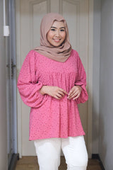 Elfina puff balloon sleeve top