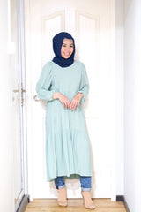 Leena tiered puff midi tunic/dress #2