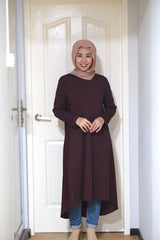 Isla back pleated long tunic #2