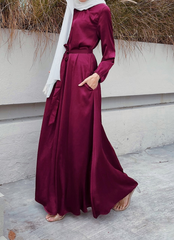 Inayah dress Redmaroon