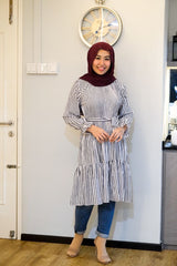 Kylie pleated ruffle tunic #2