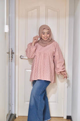 Scarlett eyelet puff balloon sleeve top #2