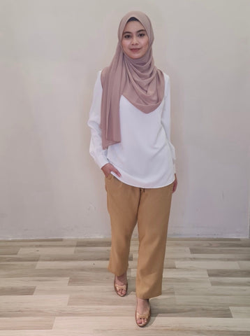 Lara linen pants Khaki