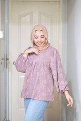 Naila puff balloon sleeve top