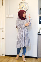 Kylie pleated ruffle tunic #2