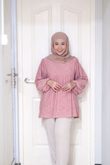 Elysha eyelet puff balloon sleeve top #3