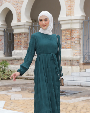 Thalia dress Darkgreen