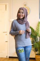 Bailey knitted batwing top