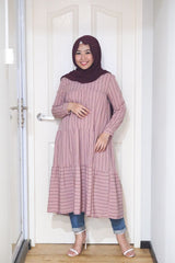 Melly stripes tiered midi tunic #2