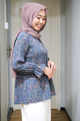 Hanis printed pleated top #2 v2