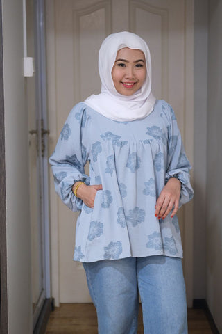 Naila puff balloon sleeve top #2