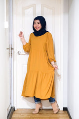 Leena tiered puff midi tunic #3