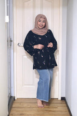 Cecelia puff balloon sleeve top #3 (button)