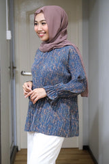 Hanis printed pleated top #2 v2