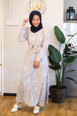 Aliya puff printed dress #2