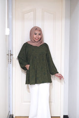 Melati puff balloon sleeve top