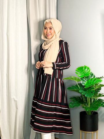 Melly Stripes midi tunic