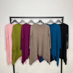 Slant pleated top #3